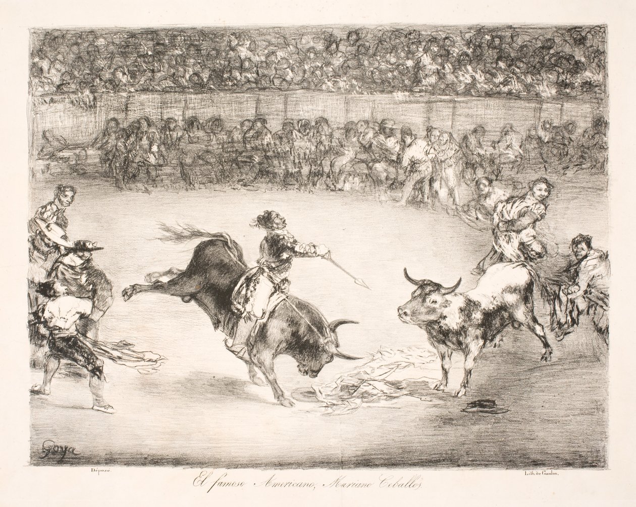 "Den berømte amerikaneren, Mariano Ceballos" av Francisco de Goya