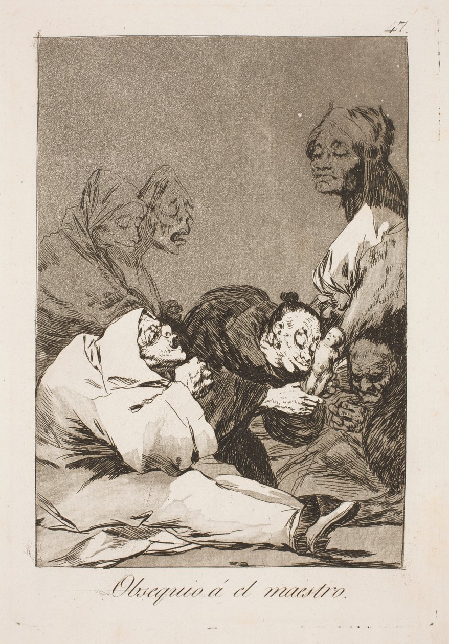 En gave til mesteren av Francisco de Goya