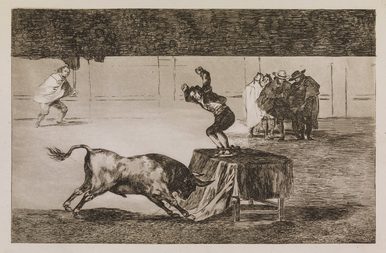 Nok en gal handling på samme arena av Francisco de Goya