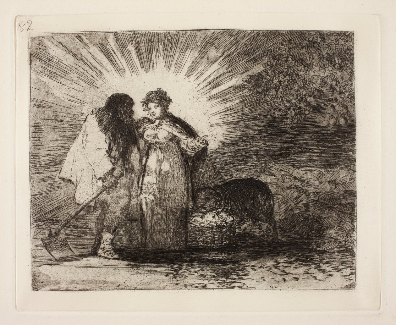 Norsk: The Disasters of War, plate nr. 82 av Francisco de Goya