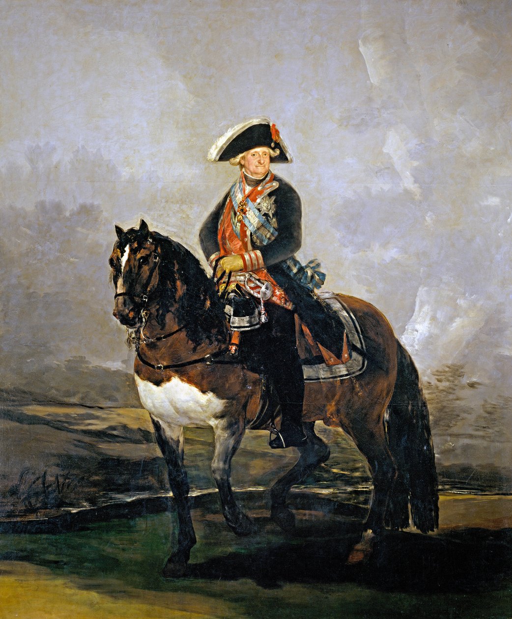 Rytterportrett av Charles IV av Spania, 1801 av Francisco de Goya