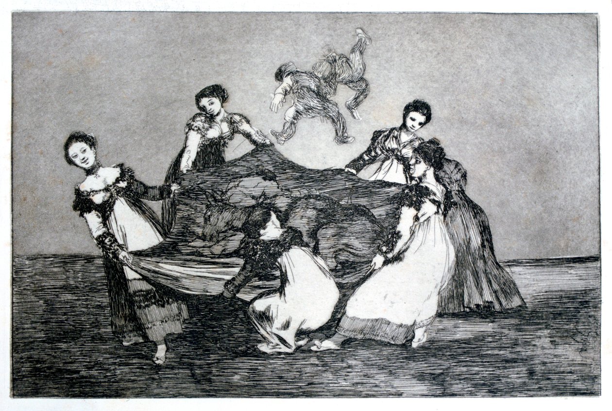 Kvinnelig gåte, 1819-1823 av Francisco de Goya