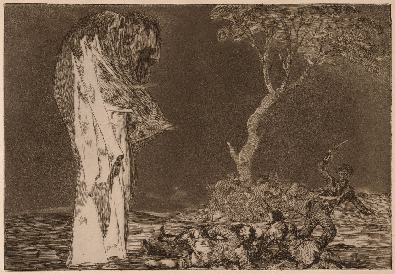 Fryktens dårskap, fra serien Los Disparates av Francisco de Goya
