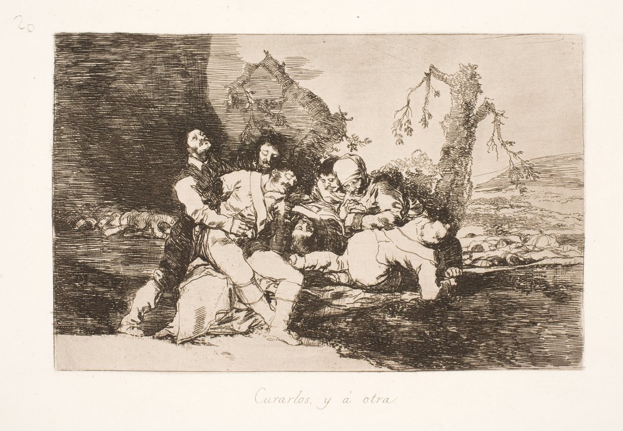 Kobler ham og deretter til neste (20) av Francisco de Goya