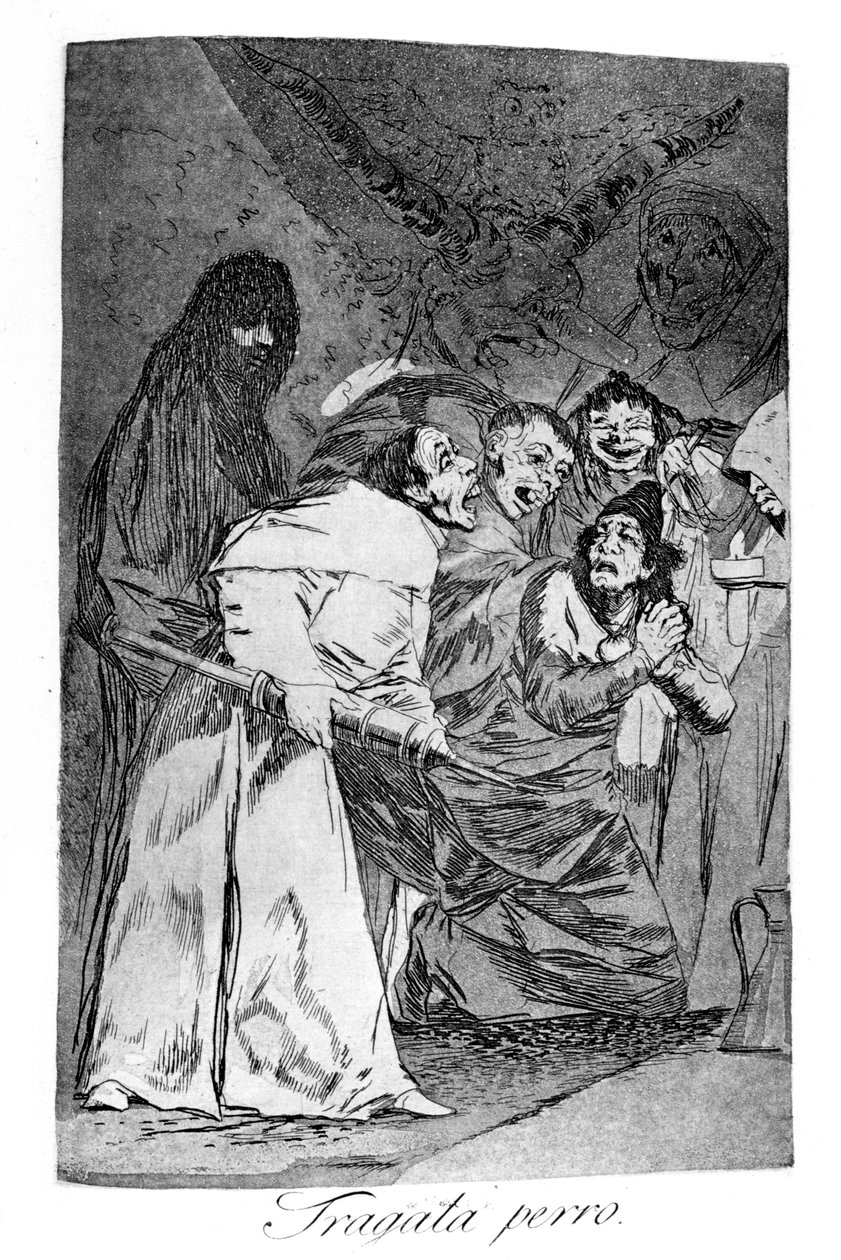 Fregatthund, 1799 av Francisco de Goya
