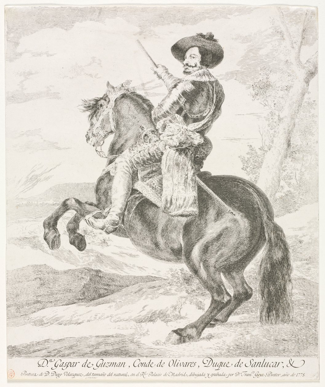 Gaspar de Guzmán, 1778. av Francisco de Goya