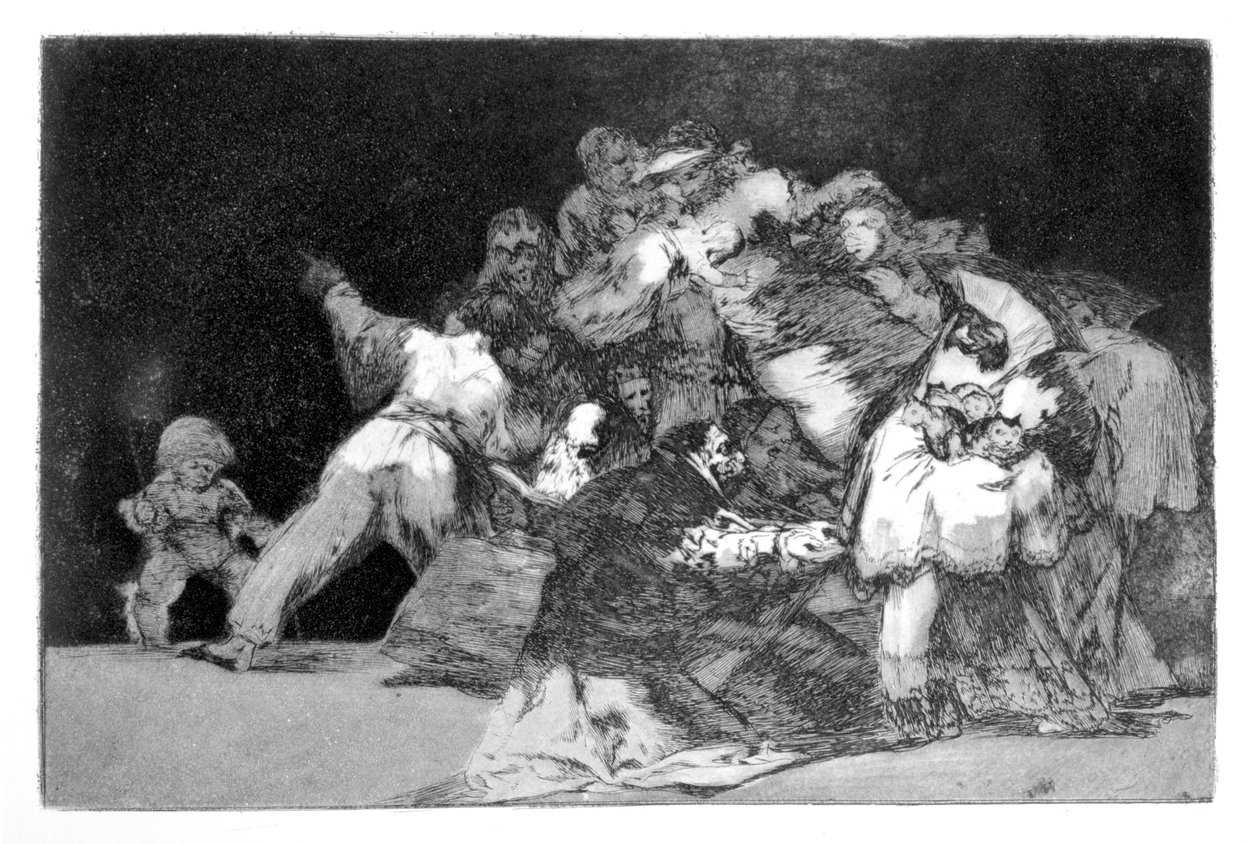 General Riddle, 1819-1823 av Francisco de Goya