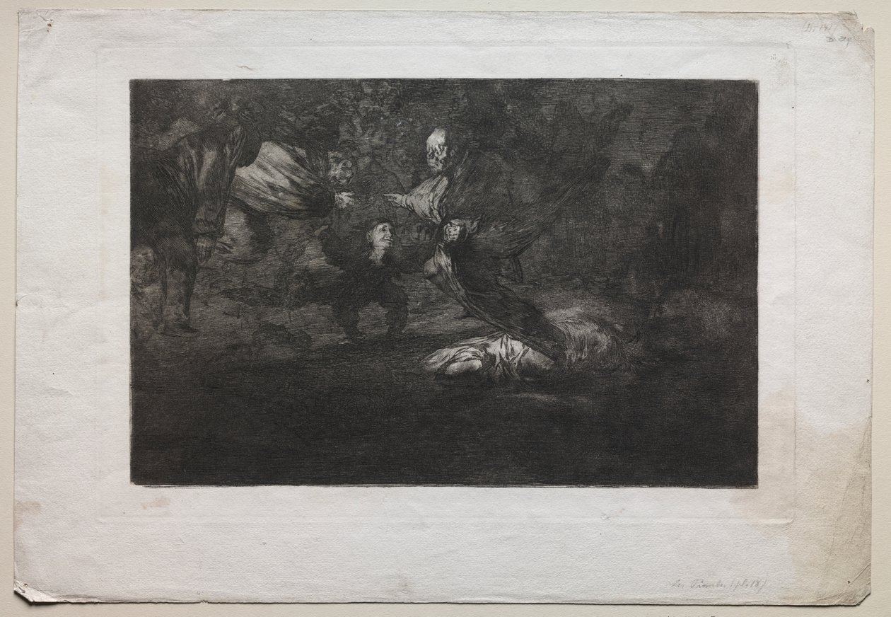 Gud skaper dem og de går sammen av Francisco de Goya