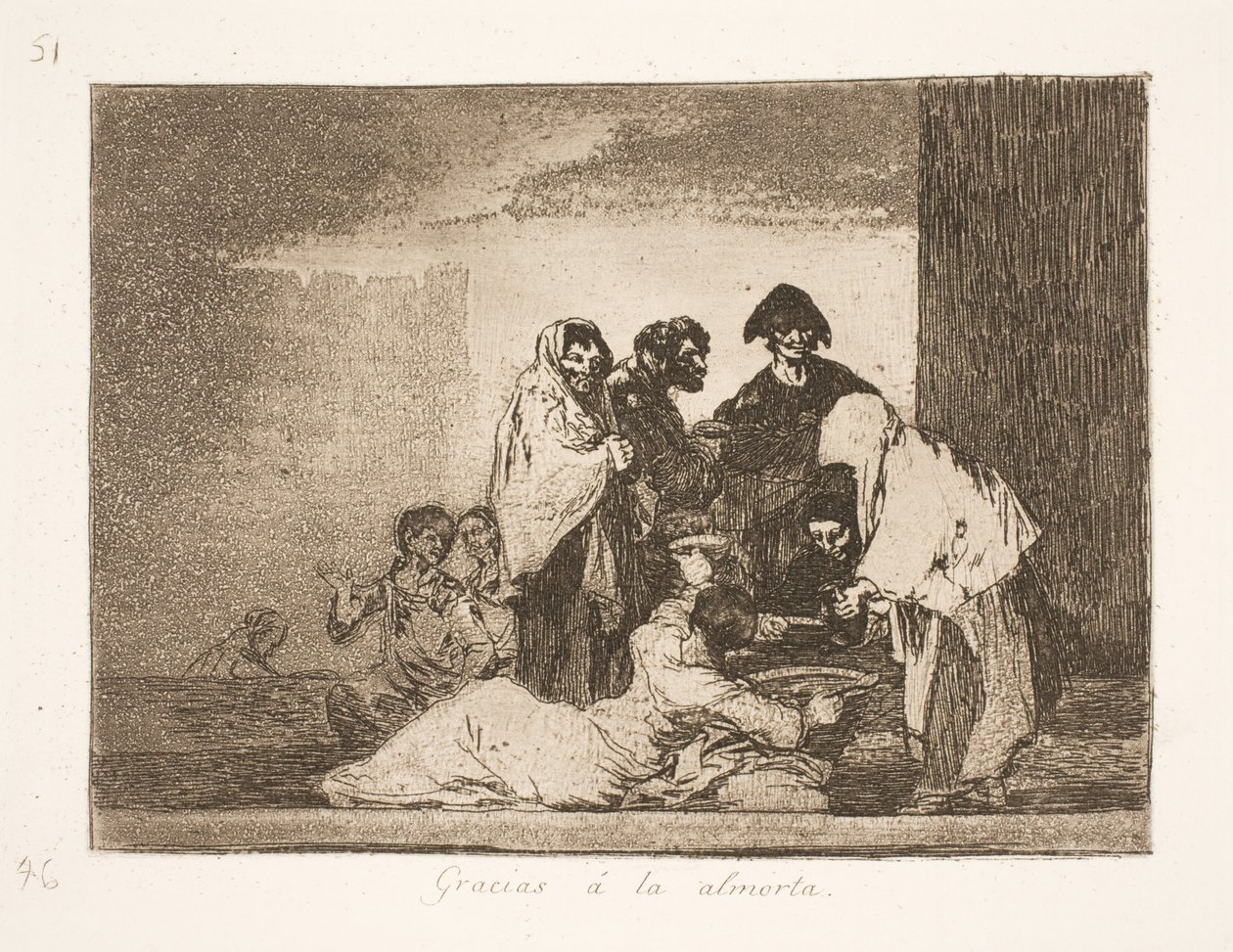 Takk Gud for hirsegrøt (51) av Francisco de Goya
