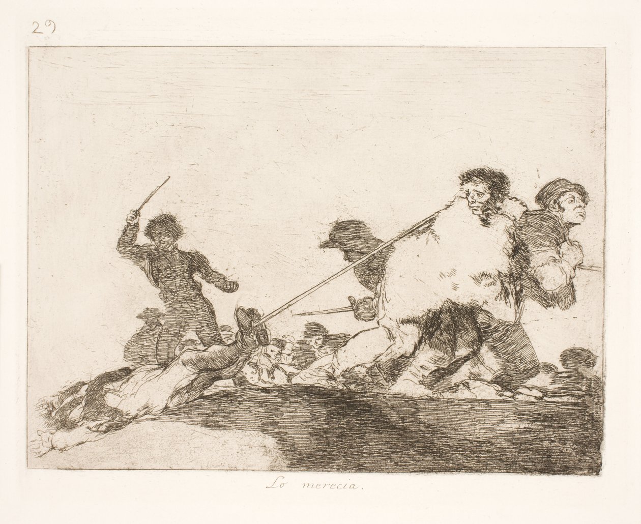 Han fortjente det (29) av Francisco de Goya