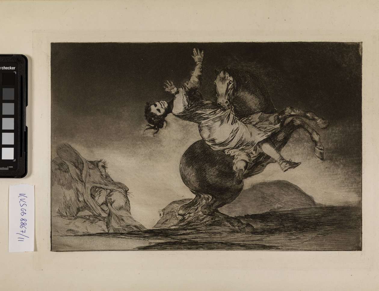Hestekidnapperen (En kvinne og en hest, la noen andre temme dem) av Francisco de Goya