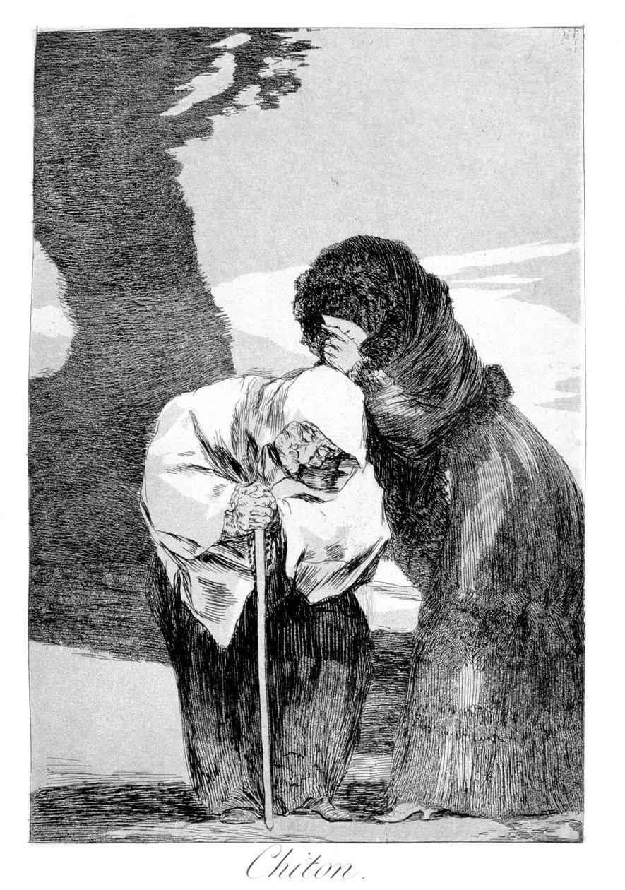 Hysj, 1799 av Francisco de Goya
