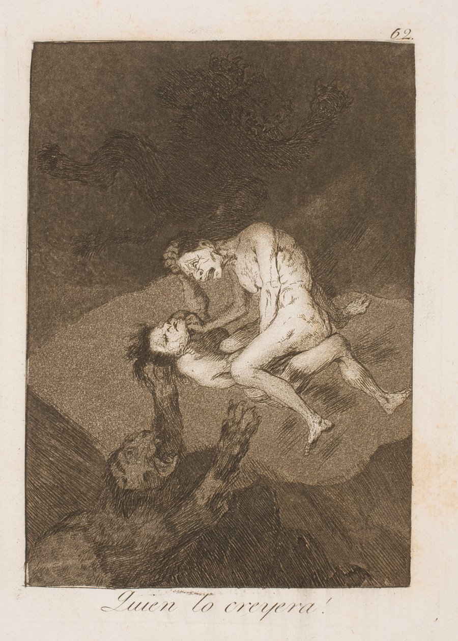 Hvem skulle tro det! av Francisco de Goya