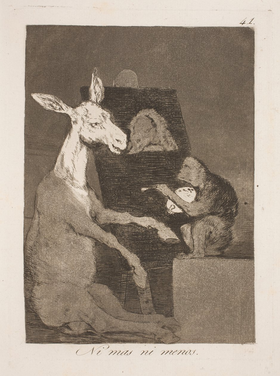 Verken mer eller mindre av Francisco de Goya