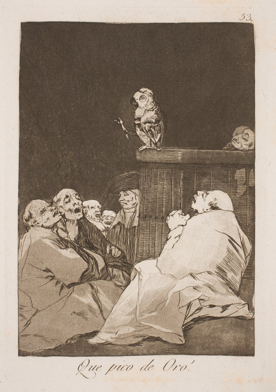 For et gullnebb av Francisco de Goya