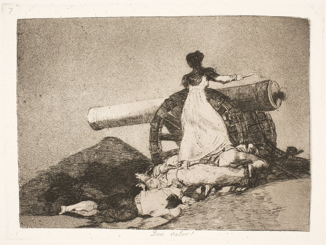 Hvilket heltemot! (7) av Francisco de Goya