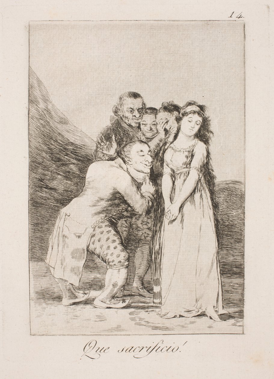 For et offer av Francisco de Goya