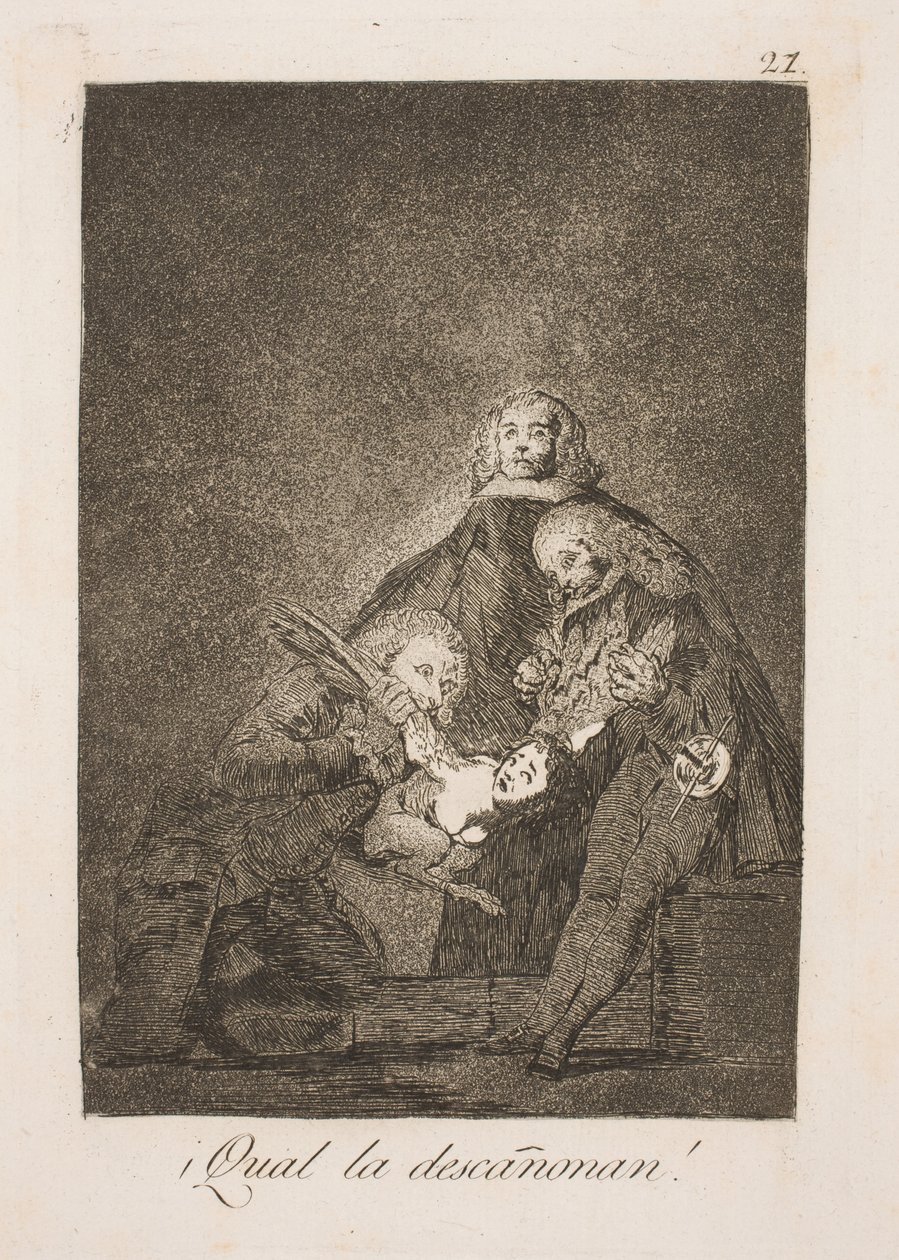 Hvor de plukker henne av Francisco de Goya