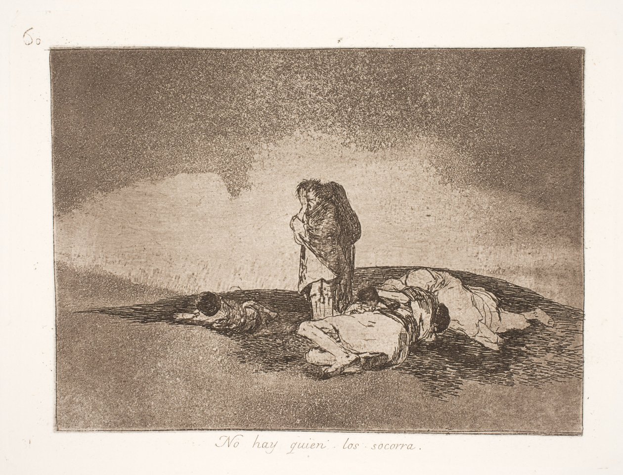 Ingen til å hjelpe (60) av Francisco de Goya