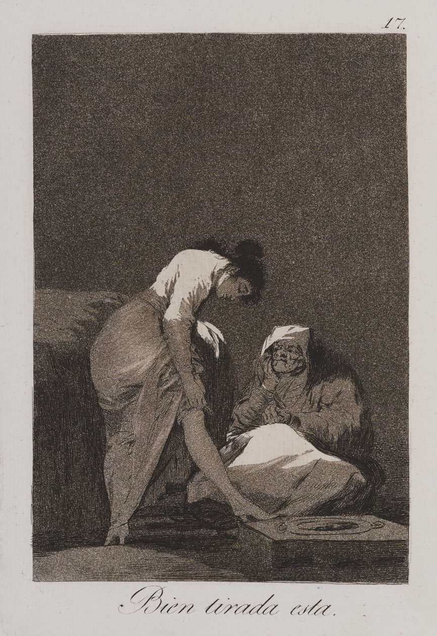 Den er pent strukket av Francisco de Goya