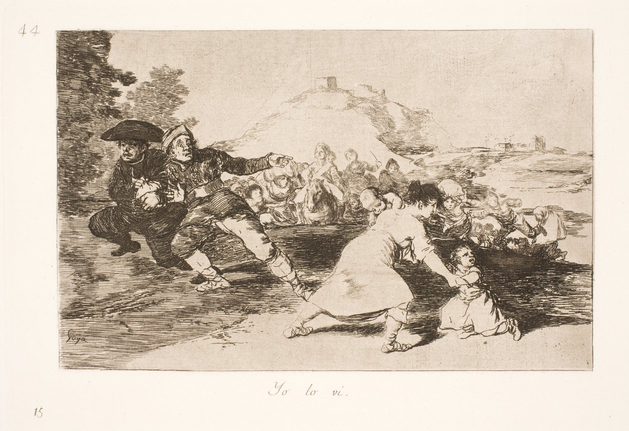 Jeg så det av Francisco de Goya