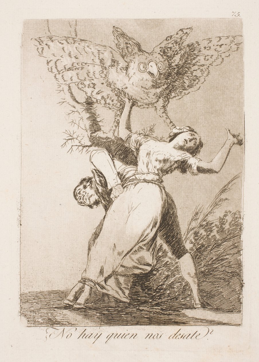 Kan vi ikke skilles da? av Francisco de Goya