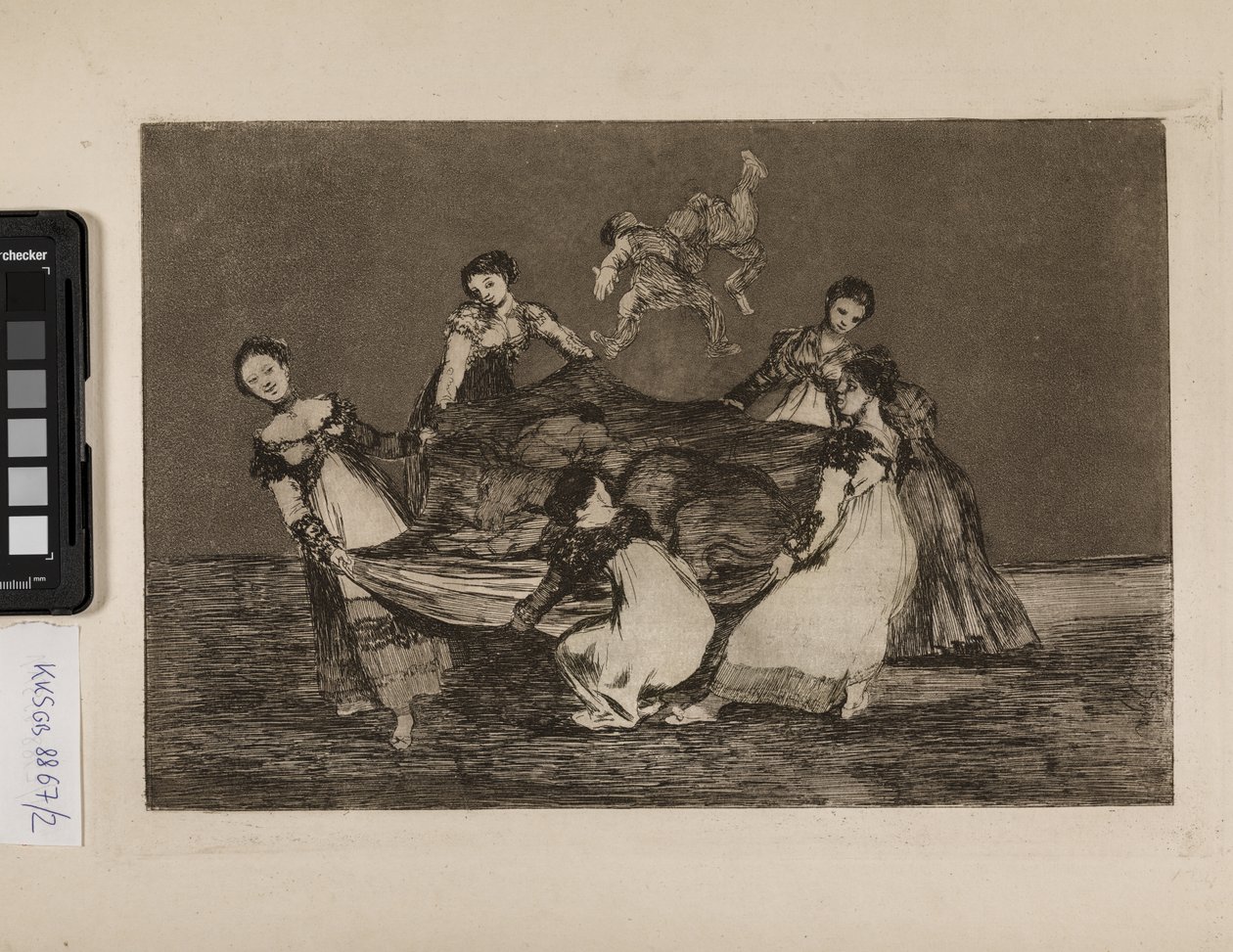 Kvinnelig dårskap (tyngre enn et esel) av Francisco de Goya