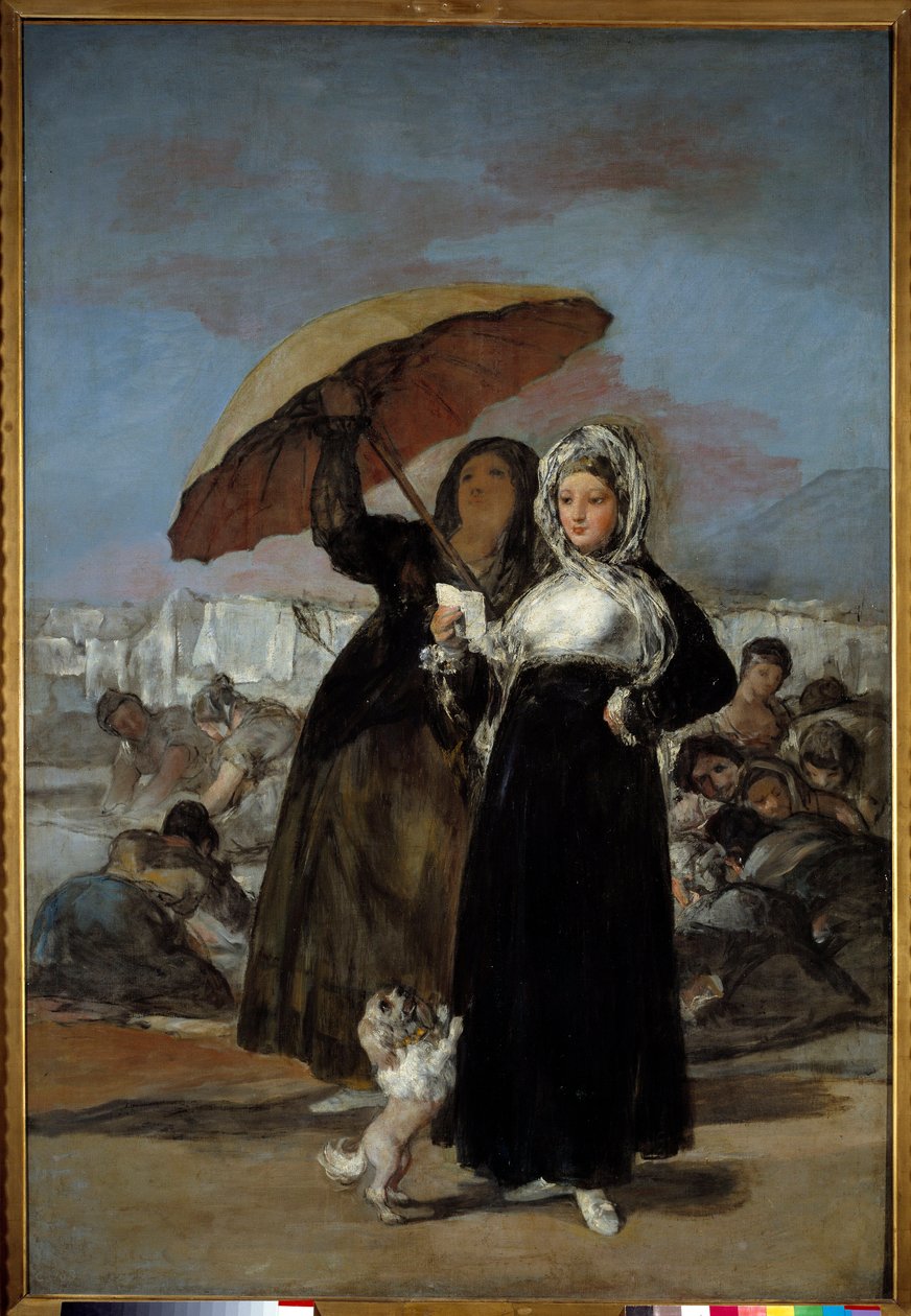Brevet eller det unge maleriet av Francisco de Goya (1746-1828) 1814 Søn. 1,81x1,25 m Lille, Museum of Fine Arts av Francisco de Goya