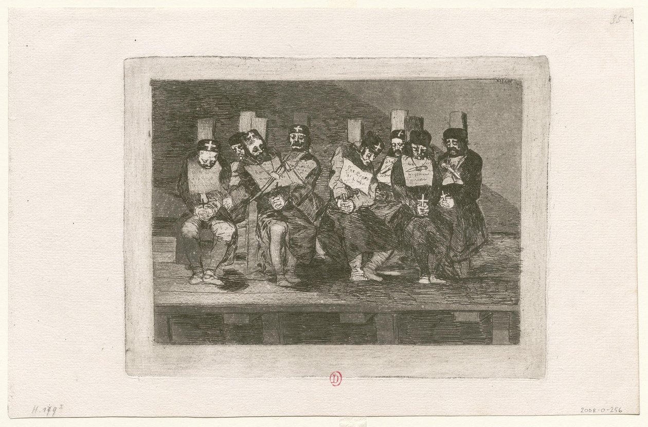 Krigens redsler, plate 35: Man kan ikke vite hvorfor av Francisco de Goya