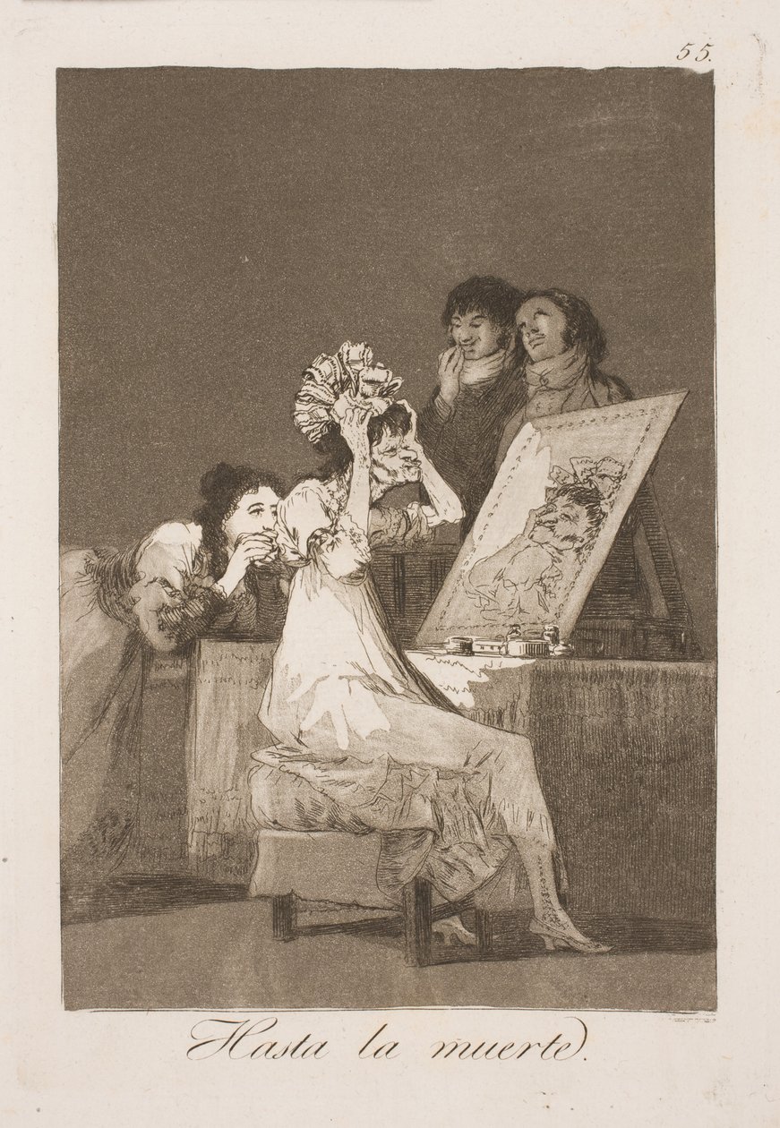 Helt til hans død av Francisco de Goya