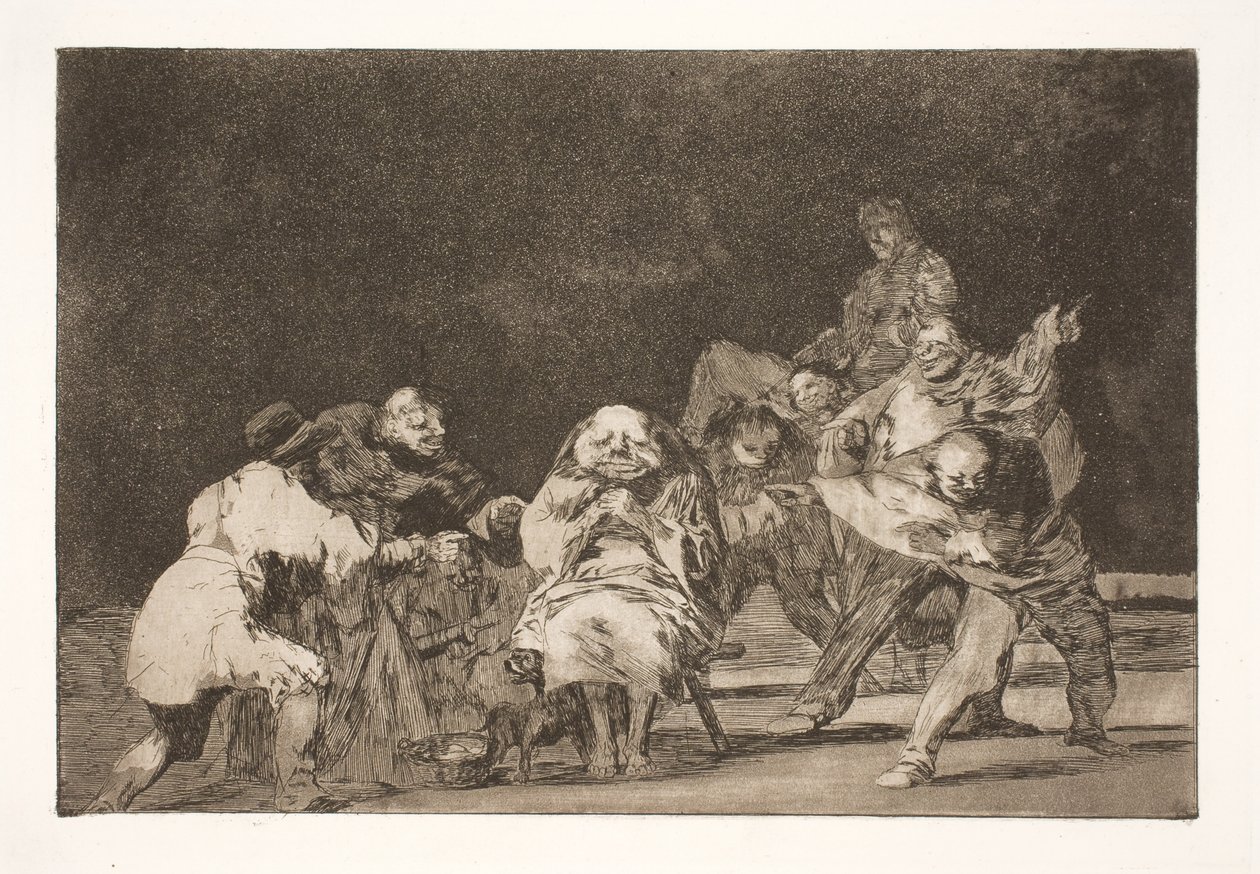 Lojalitet (den som ikke liker deg vil ærekrenke deg gjennom sladder) av Francisco de Goya