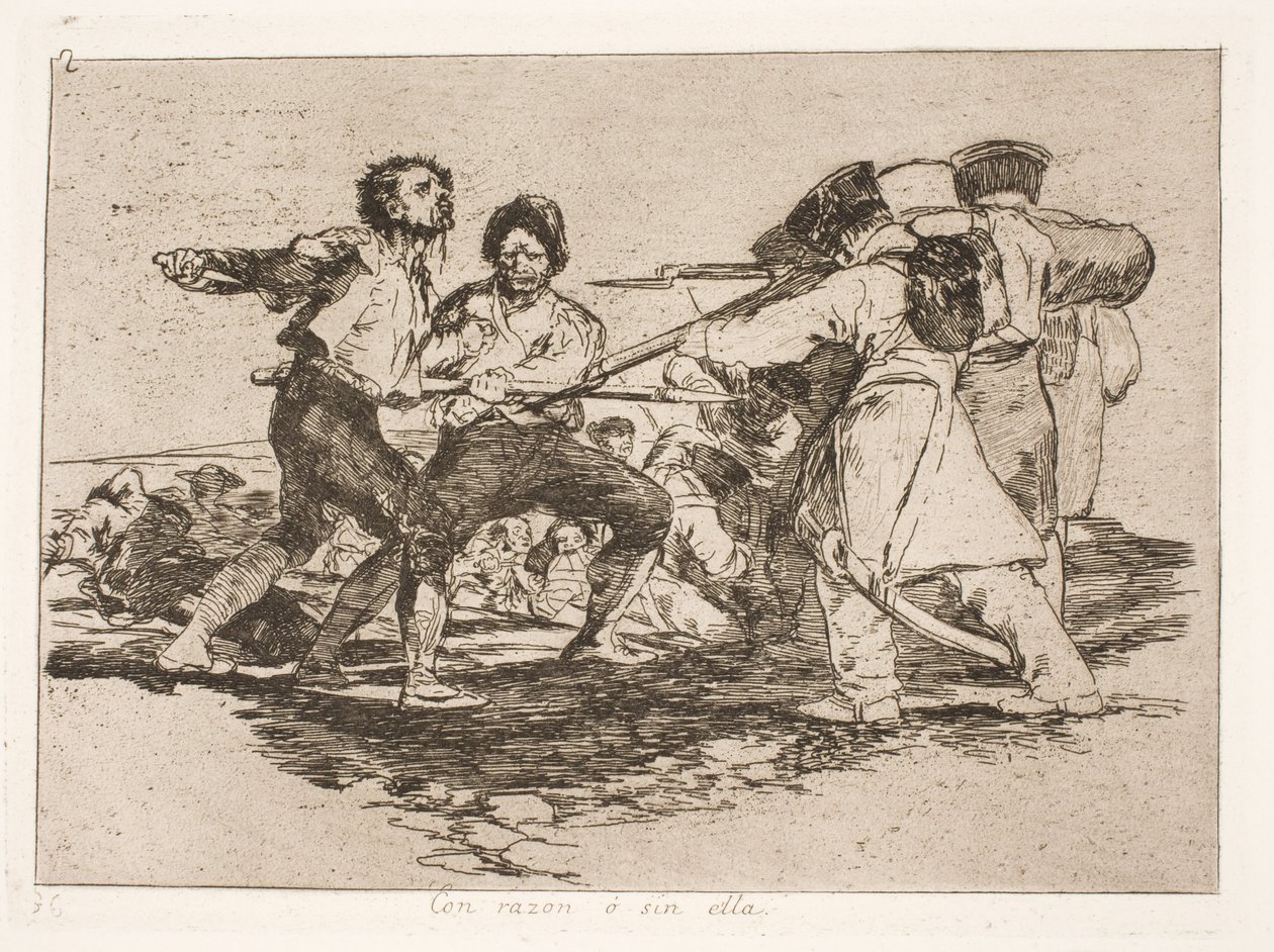 Med grunn eller uten (2) av Francisco de Goya