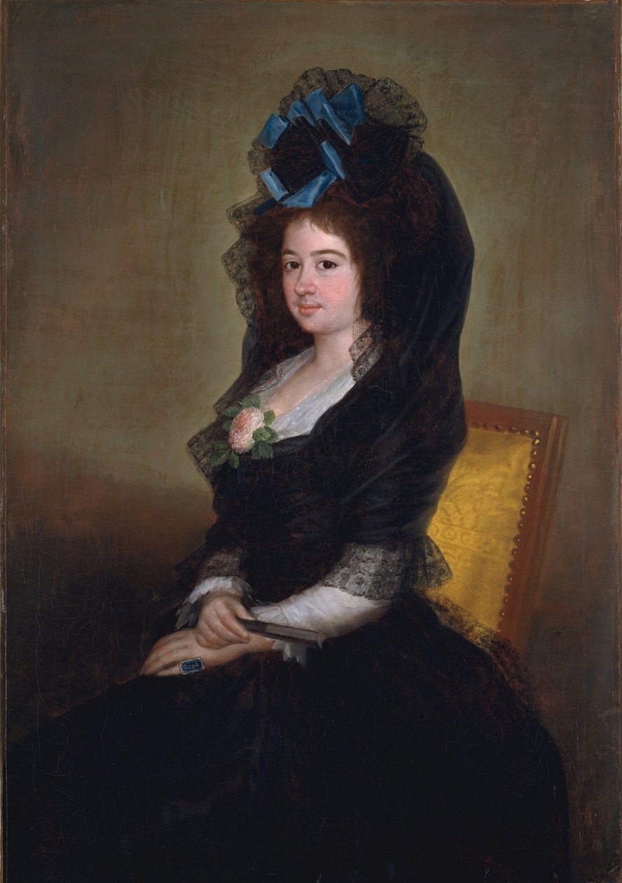 Narcisa Barañana de Goicoechea, 1815-6 av Francisco de Goya
