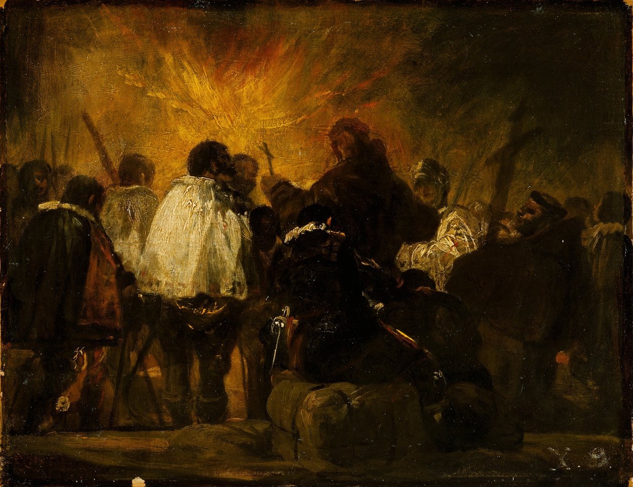 Inkvisisjonens natt av Francisco de Goya