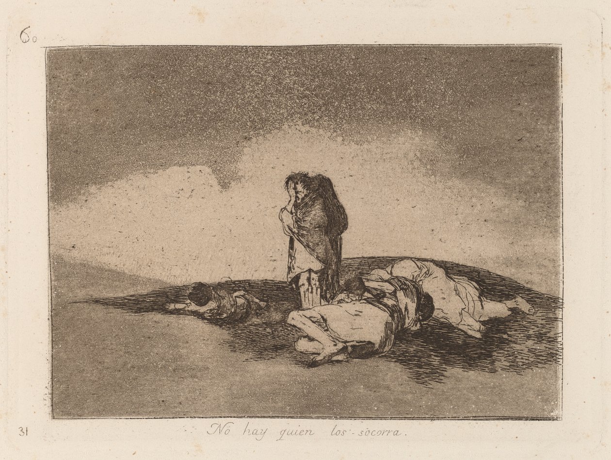 No Hay Quien Los Socorra (Ingen kan hjelpe dem) av Francisco de Goya