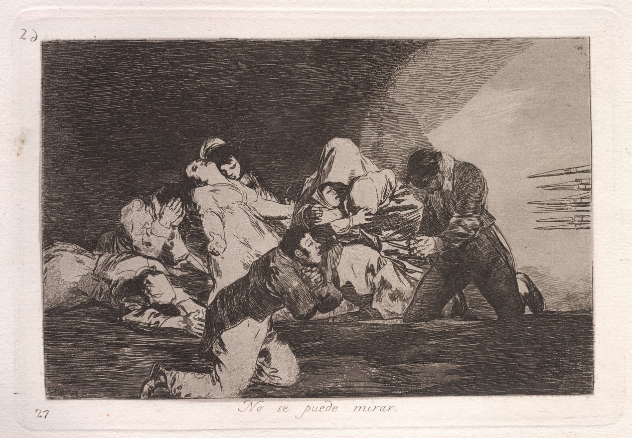 Kan ikke se (Man kan ikke se) av Francisco de Goya
