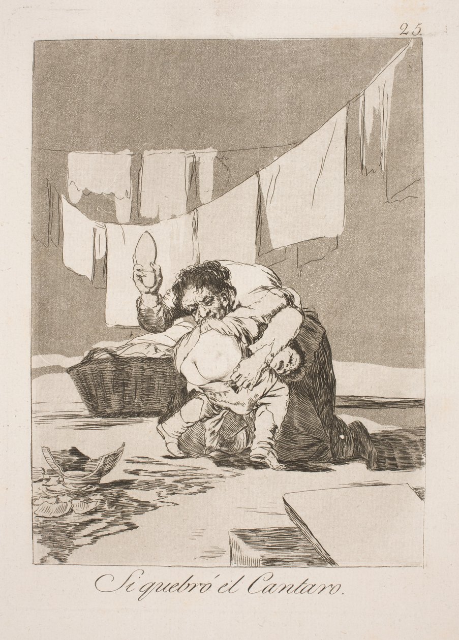 Når du har knust glasset av Francisco de Goya