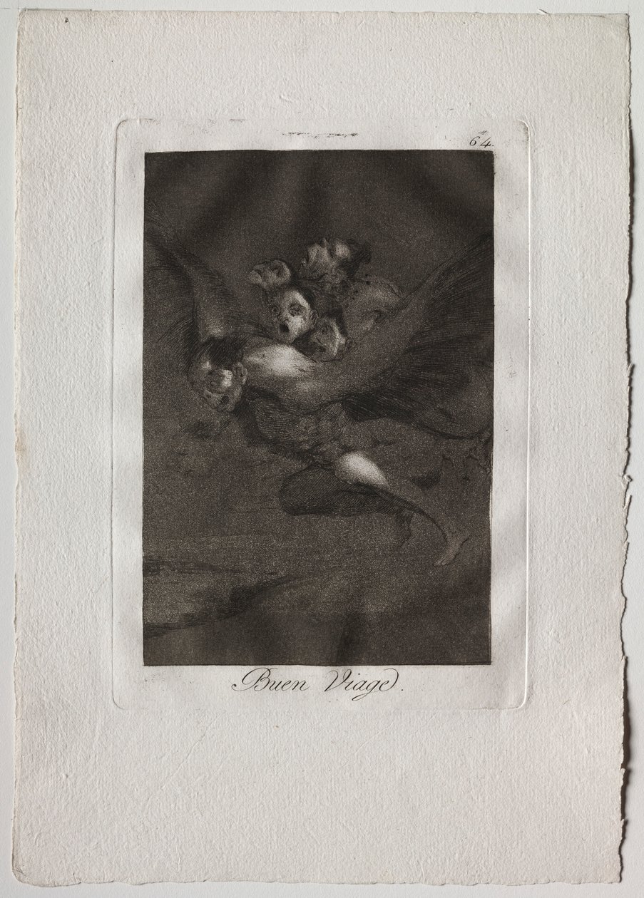 Åtti Caprices: Bon Voyage, 1793-1798. av Francisco de Goya