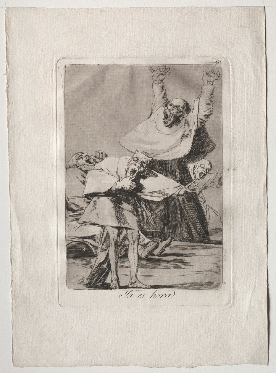 Ochenta Caprichos: Det er tid, 1793-1798. av Francisco de Goya