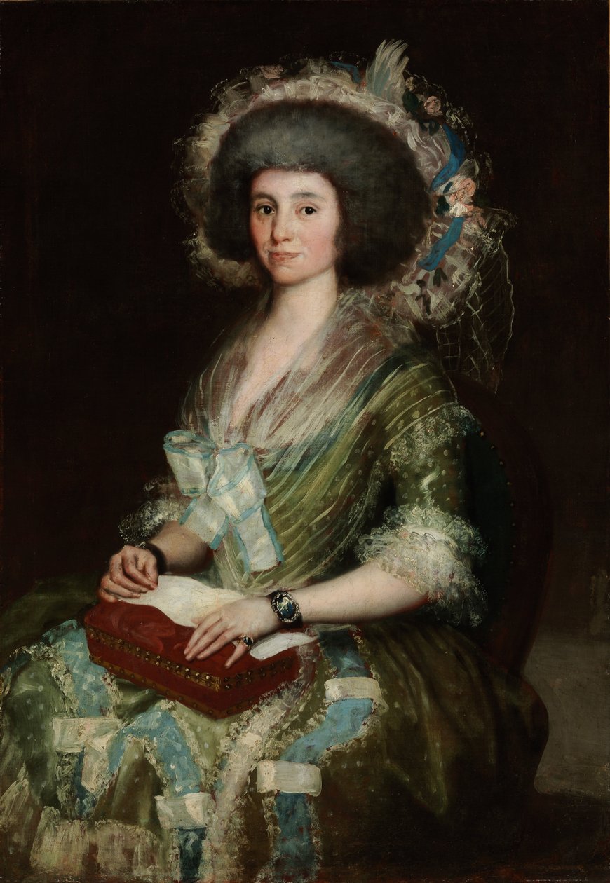 Portrett av Doña Manuela Camas, kona til Ceán Bermúdez av Francisco de Goya