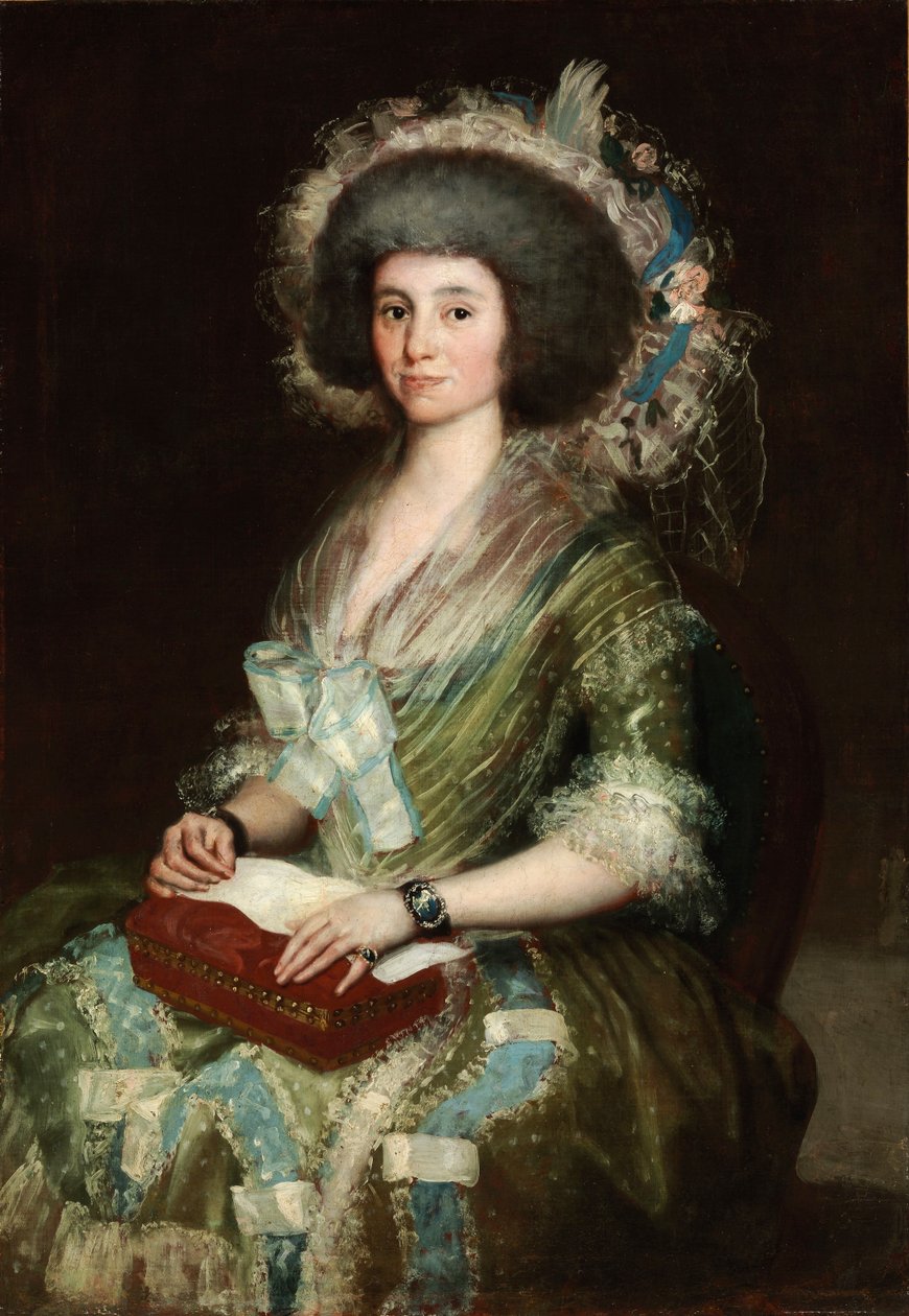 Portrett av Dona Manuela Camas av Francisco de Goya
