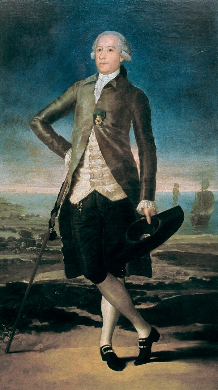 Portrett av Gaspar Melchor de Jovellanos, maleri av Francisco de Goya y Lucientes av Francisco de Goya