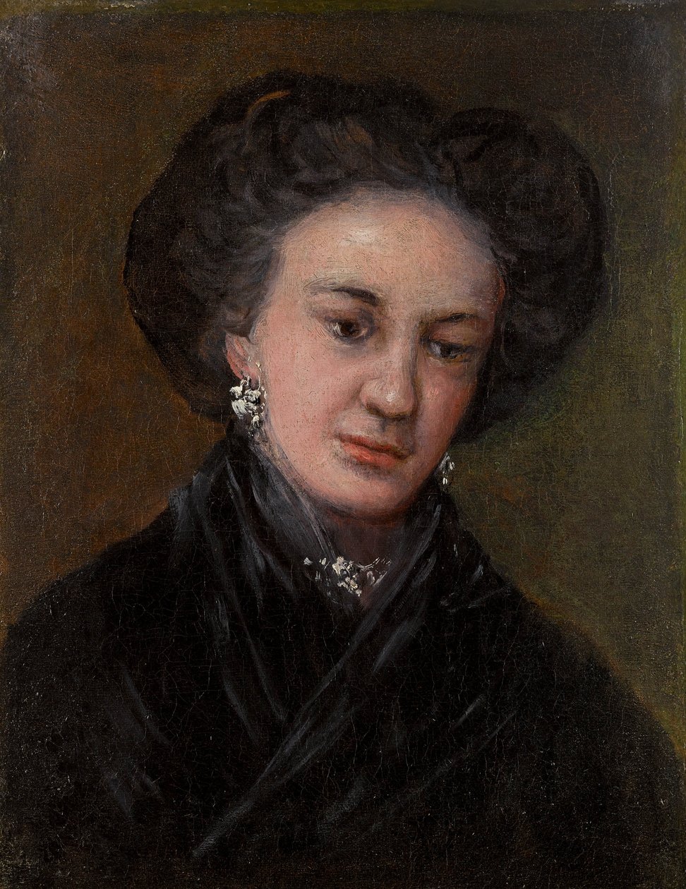 Portrett av skuespillerinnen Rita Luna 1770-1832, tidlig på 1800-tallet. av Francisco de Goya