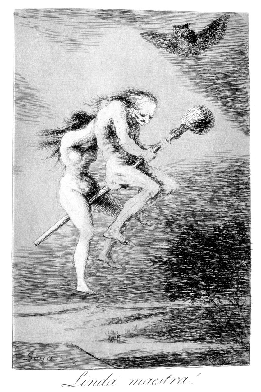 Pen lærer!, 1799 av Francisco de Goya