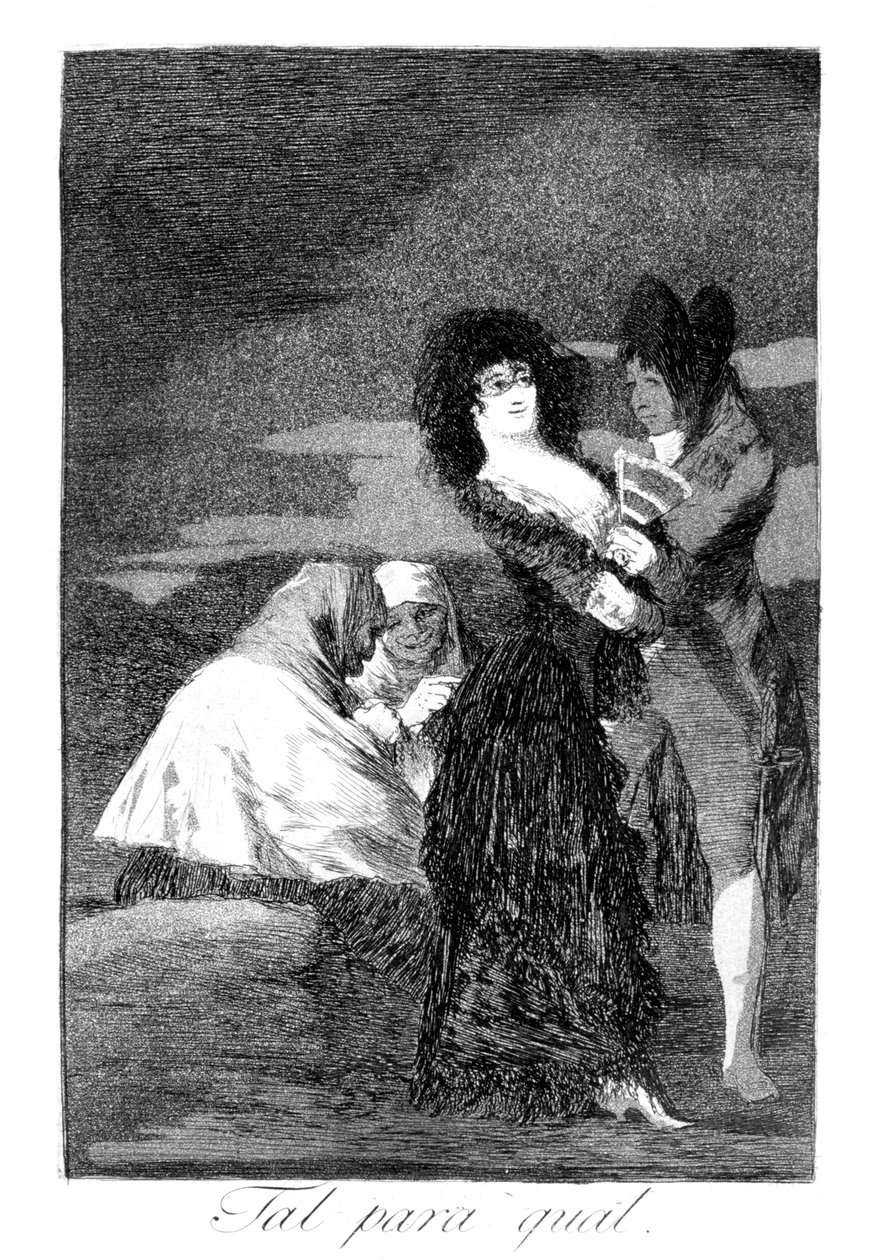 Dronning Maria Luisa Teresa av Parma, Spanias statsminister, 1799 av Francisco de Goya