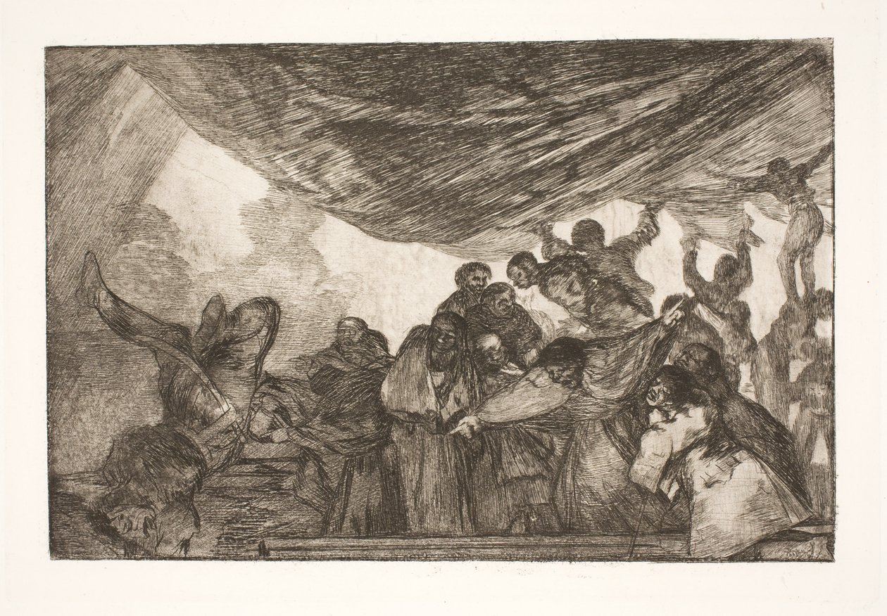 Ren dårskap (uten å appellere til verken Gud eller djevelen) av Francisco de Goya