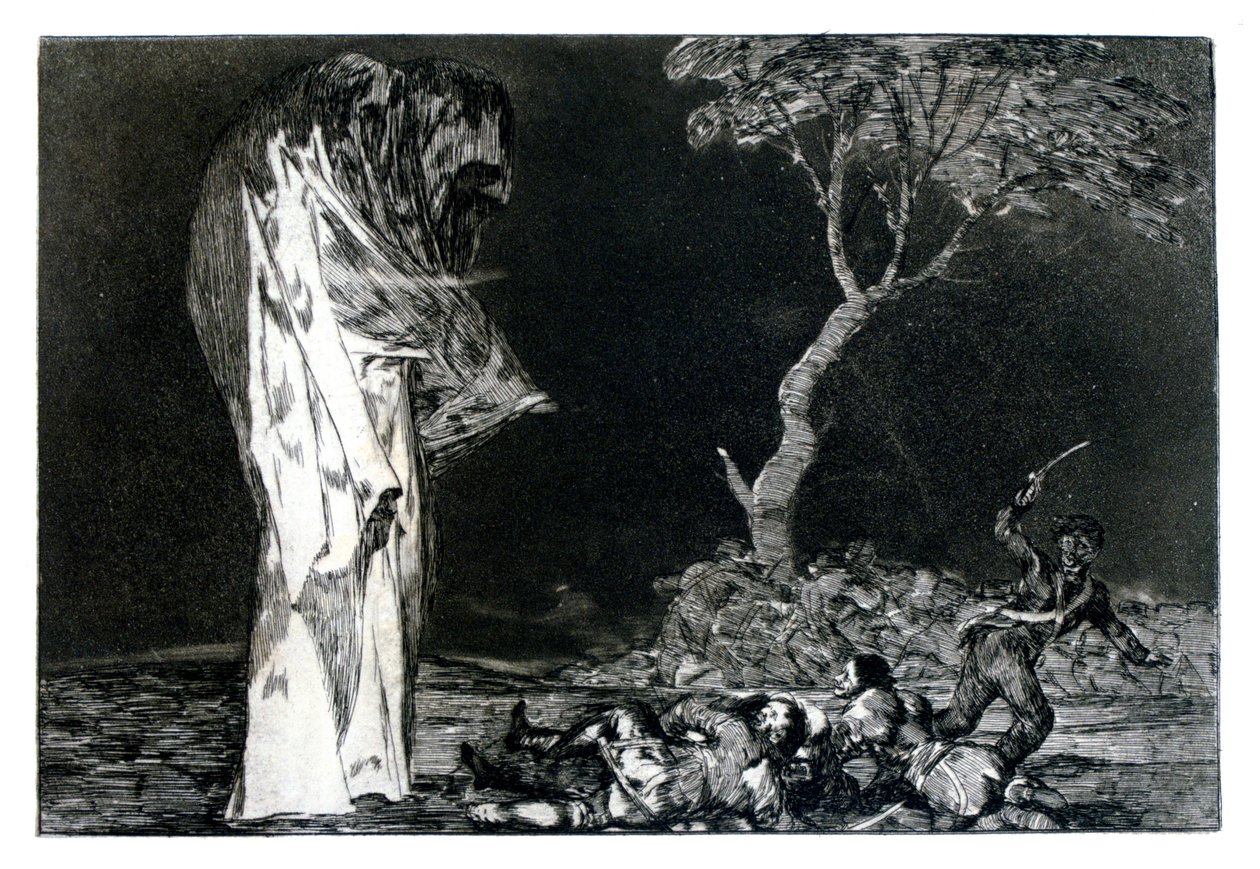 Fryktens gåte, 1819-1823 av Francisco de Goya
