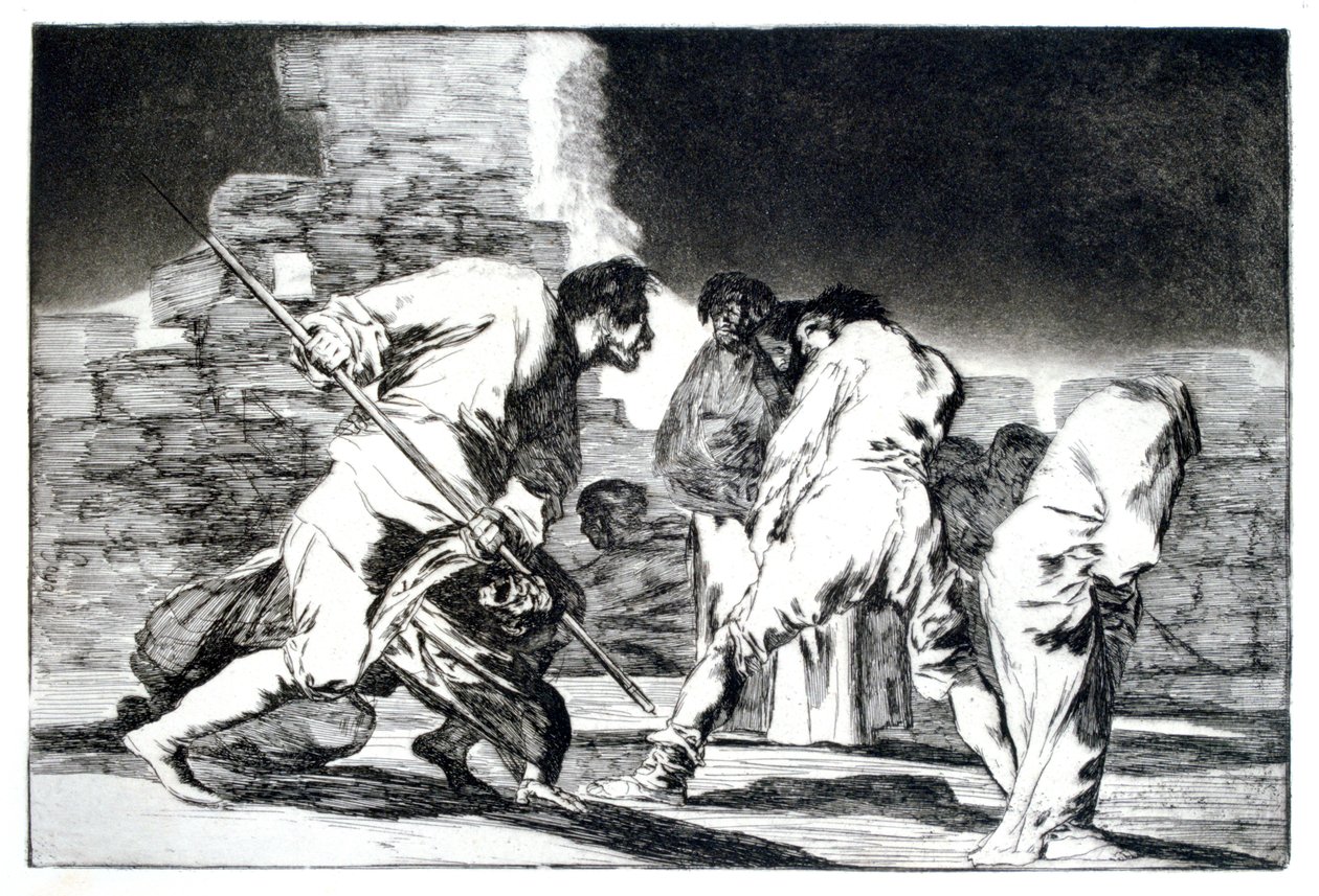 Riddle of Fury, 1819-1823 av Francisco de Goya