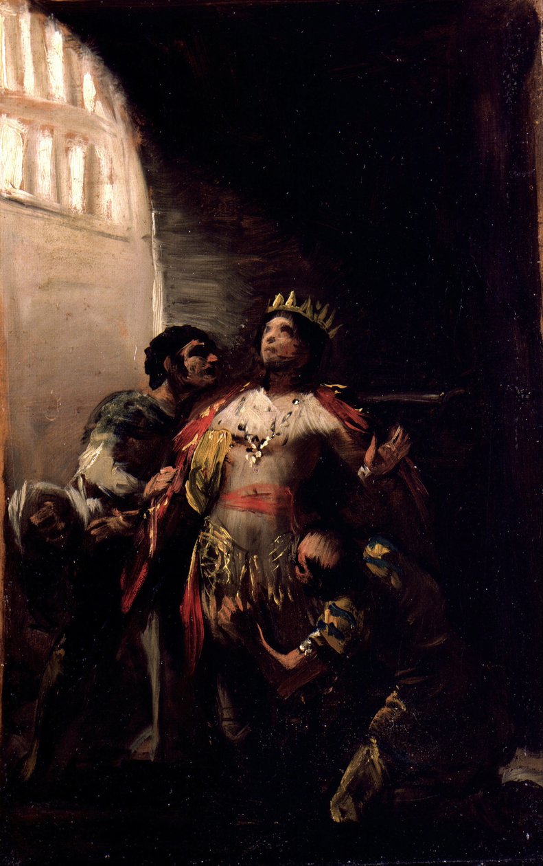 Den hellige Hermenegild i fengselet av Francisco de Goya