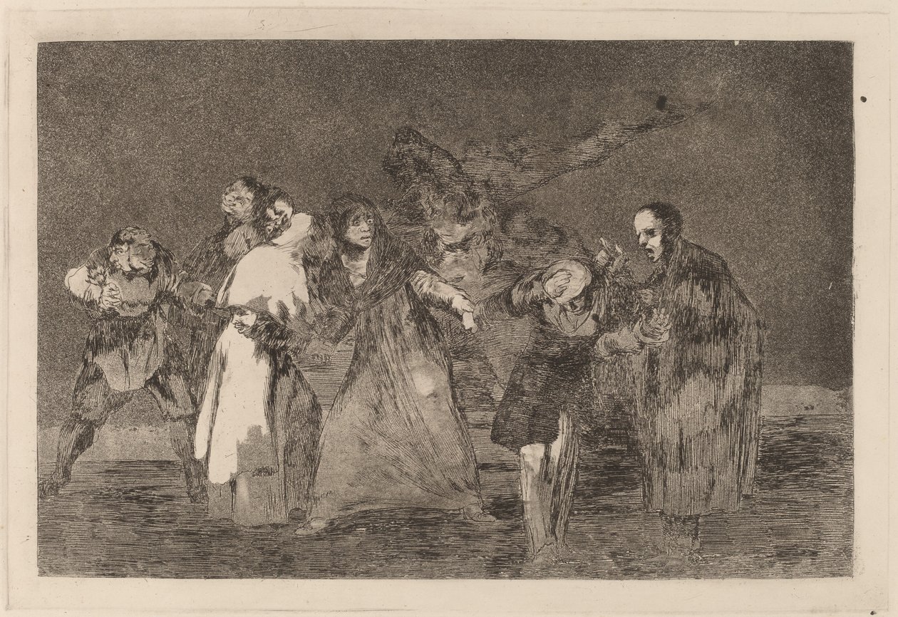 De helbreder stikk, men ikke vonde ord (sår leges raskere enn forhastede ord) av Francisco de Goya